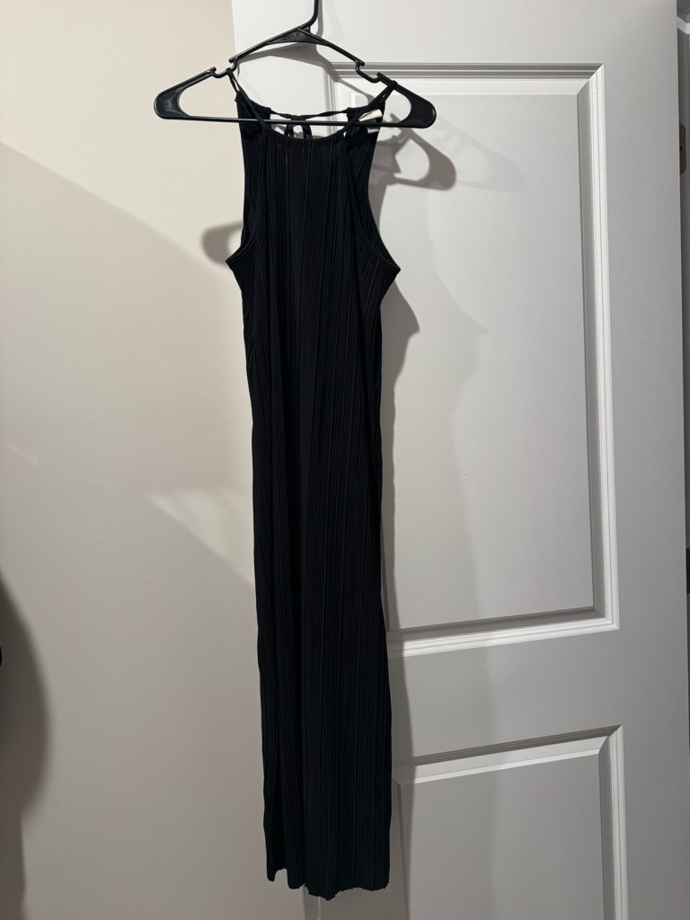 Target Black Ribbed Maxi Dress
